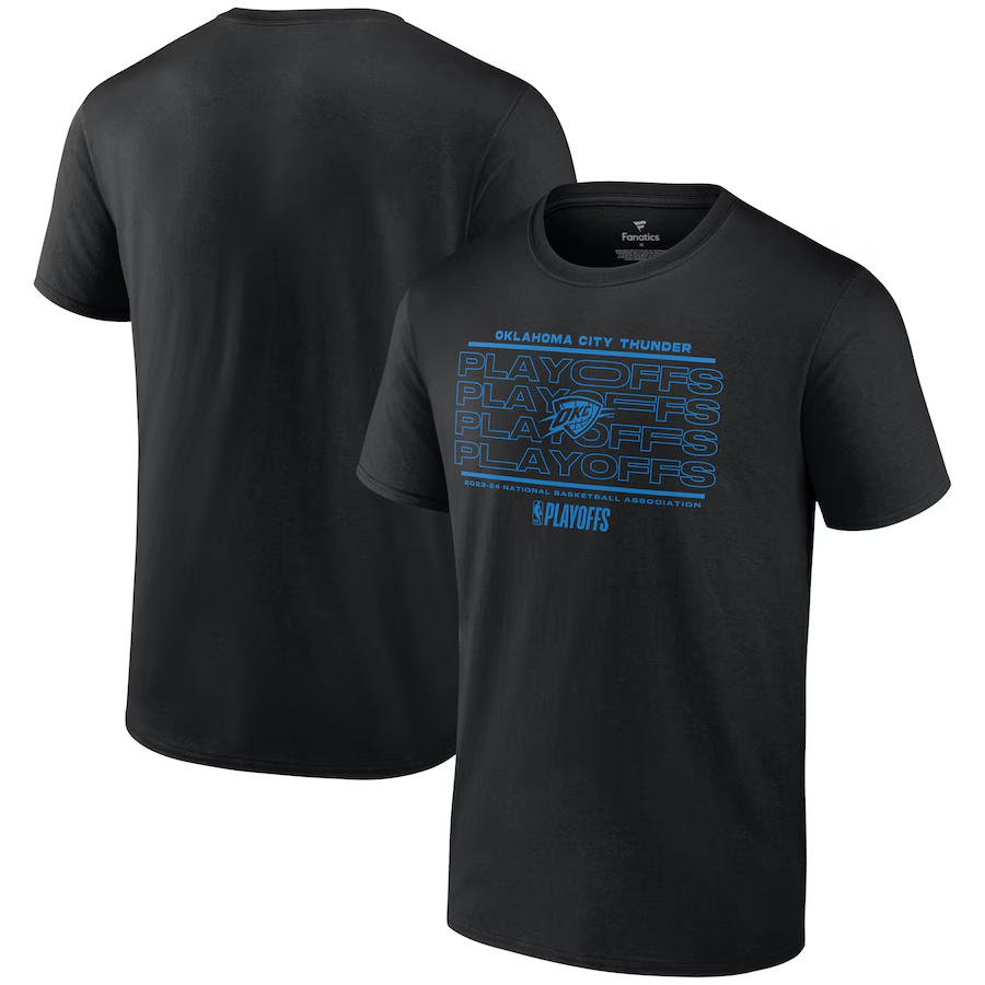 Men 2024 NBA Oklahoma City Thunder black style #8 Tshirts